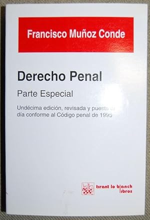 Image du vendeur pour DERECHO PENAL. PARTE ESPECIAL mis en vente par Fbula Libros (Librera Jimnez-Bravo)