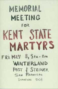 Seller image for Memorial Meeting For Kent State Martyrs. for sale by Wittenborn Art Books