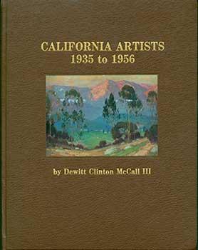 Immagine del venditore per California Artists, 1935 to 1956. venduto da Wittenborn Art Books