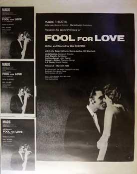 Fool For Love. World Premiere. Poster [with Elvis Presley tongue kissing in 1956].