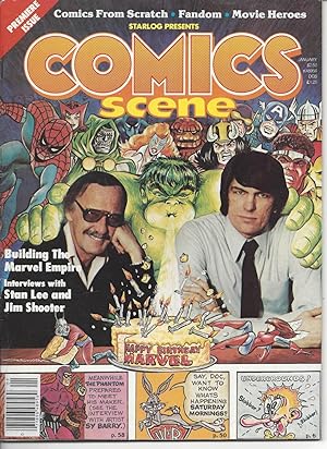 Bild des Verkufers fr COMICS SCENE #1, January 1981, (Starlog Presents. . .) zum Verkauf von North American Rarities