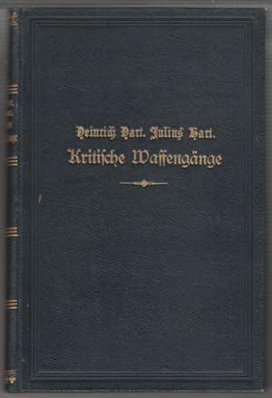 Bild des Verkufers fr Kritische Waffengnge. zum Verkauf von Antiquariat Burgverlag