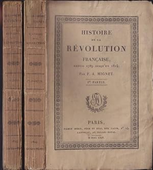 Bild des Verkufers fr Histoire de la Rvolution Francaise, depuis 1789 jusqu`en 1814. zum Verkauf von Antiquariat Burgverlag