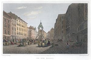 Seller image for The Hohe Market. Engraved by Thom. Owen. for sale by Antiquariat Burgverlag