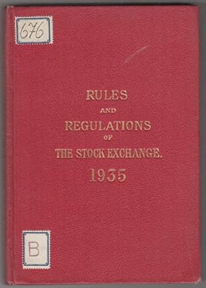 Rules and Regulations of the Stock Exchange.
