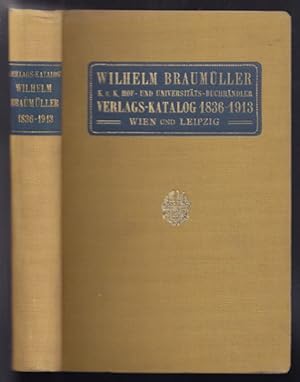 Verlagskatalog von Wilhelm Braumüller.