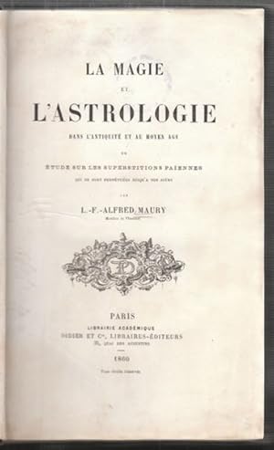 La Magie et l`Astrologie dans l` Antiquité et au moyen age ou étude sur les superstitiones paiennes.