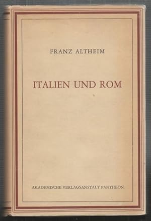 Italien und Rom. Bildteil v. E. Trautmann-Nehring.