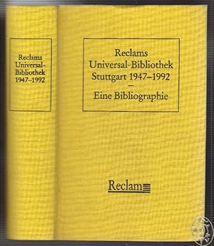 Reclams Universal-Bibliothek Stuttgart 1947-1992. Eine Bibliographie.