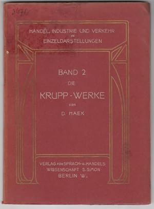 Imagen del vendedor de Die Krupp-Werke. a la venta por Antiquariat Burgverlag