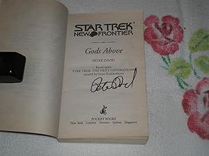 Seller image for Star Trek: New Frontier: Gods Above: Signed for sale by SkylarkerBooks