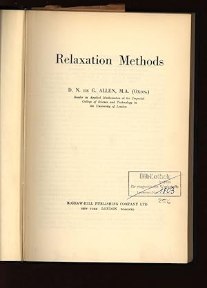 Imagen del vendedor de Relaxation Methods. a la venta por Antiquariat Bookfarm