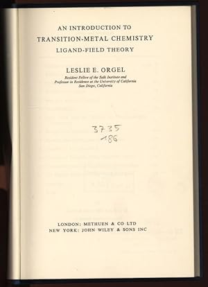 Seller image for An Introduction to Transition-Metal Chemistry, Ligand-Field Theory. for sale by Antiquariat Bookfarm