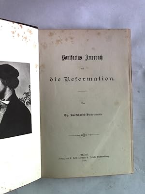 Immagine del venditore per Bonifacius Amerbach und die Reformation. venduto da Antiquariat Bookfarm