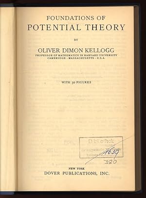 Imagen del vendedor de Foundations of Ootential Theory. a la venta por Antiquariat Bookfarm