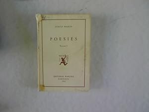 Seller image for Poesies. Volum I. for sale by Antiquariat Bookfarm