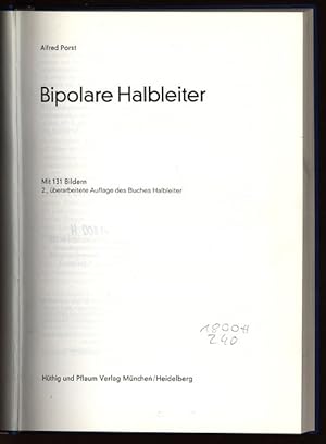 Seller image for Bipolare Halbleiter. for sale by Antiquariat Bookfarm