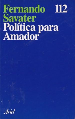 Image du vendeur pour Poltica para Amador mis en vente par LIBRERA GULLIVER
