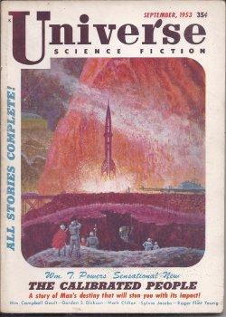 Image du vendeur pour UNIVERSE Science Fiction: September, Sept. 1953 mis en vente par Books from the Crypt