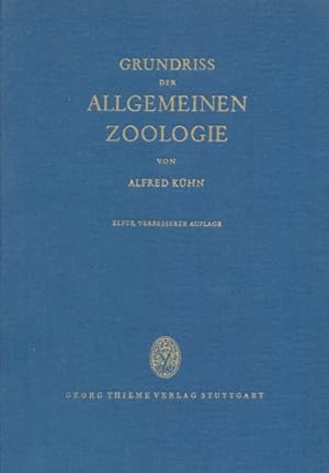Grundriss der allgemeinen Zoologie. 11. Auflage,