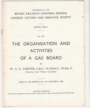 The Organisation & Activities of a Gas Board | British Railways (Western Region) London Lecture a...