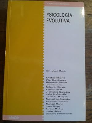 Immagine del venditore per PSICOLOGA EVOLUTIVA venduto da Librera Pramo