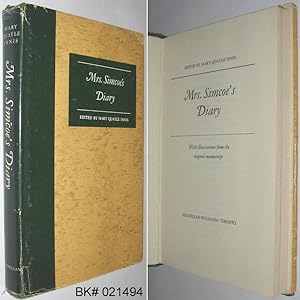 Seller image for Mrs. Simcoe's Diary for sale by Alex Simpson