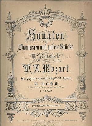 SONATEN, PHANTASIEN UND ANDERE STÜCKE FÜR PIANOFORTE 1& 2 Band