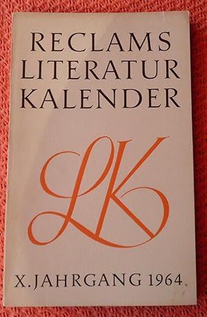 Reclams Literatur-Kalender 1964; 10. Jahrgang