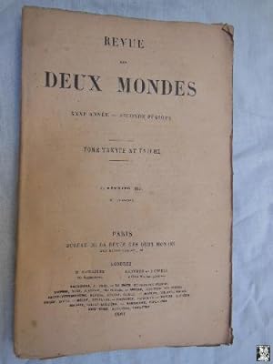 Image du vendeur pour REVUE DES DEUX MONDES. T 31, 15 Fvrier 1861 mis en vente par Librera Maestro Gozalbo