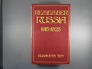 Remember Russia 1915-1925