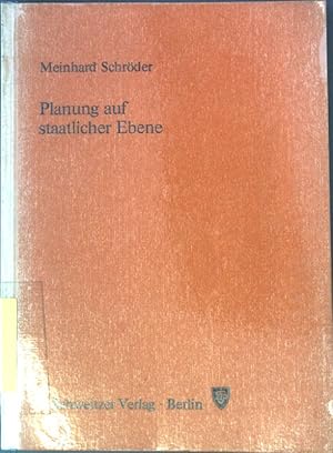 Imagen del vendedor de Planung auf staatlicher Ebene : rechtsstaatl. u. demokrat. Aspekte; zugleich e. Stellungnahme zu d. Planungskontrollgesetzentwrfen u. zu d. Vorschlgen d. Verfassungsenqutekomm. a la venta por books4less (Versandantiquariat Petra Gros GmbH & Co. KG)