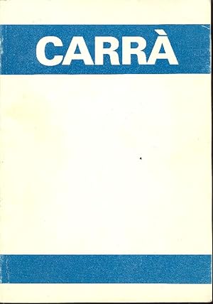 Bild des Verkufers fr Carlo Carr zum Verkauf von Studio Bibliografico Marini