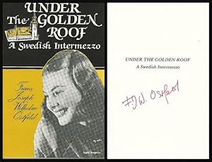 Seller image for Under the Golden Roof: A Swedish Intermezzo for sale by Lavendier Books