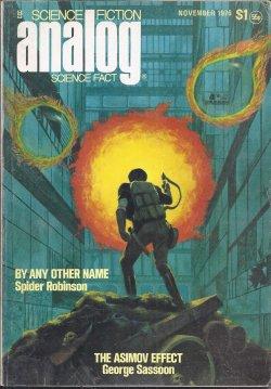 Immagine del venditore per ANALOG Science Fiction/ Science Fact: November, Nov. 1976 venduto da Books from the Crypt
