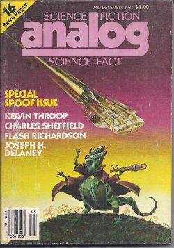 Image du vendeur pour ANALOG Science Fiction/ Science Fact: Mid-December, Mid-Dec. 1984 mis en vente par Books from the Crypt