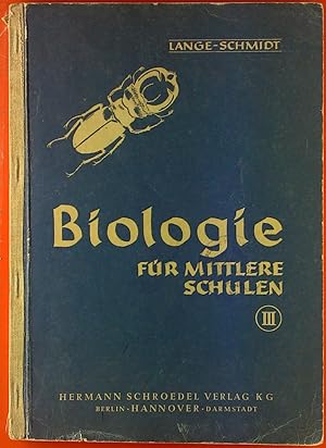 Bild des Verkufers fr Biologie fr mittlere Schulen, III. zum Verkauf von biblion2