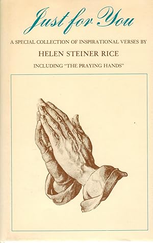 Bild des Verkufers fr Just for You - A Special Collection of Inspirational Verses Including "The Praying Hands" zum Verkauf von Paderbuch e.Kfm. Inh. Ralf R. Eichmann