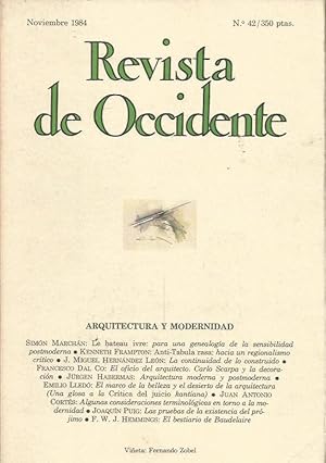 REVISTA DE OCCIDENTE 42 Noviembre 1984