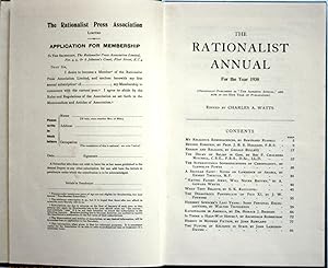 The Rationalist Annual . 1938