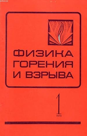 Seller image for OUVRAGE EN RUSSE (FIZIKA GORENIA I VZRYVA, TOM 14, N 1, 1978 / THE PHYSICS OF COMBUSTION AND EXPLOSION) (VOIR PHOTO POUR DESCRIPTION DU TEXTE) for sale by Le-Livre