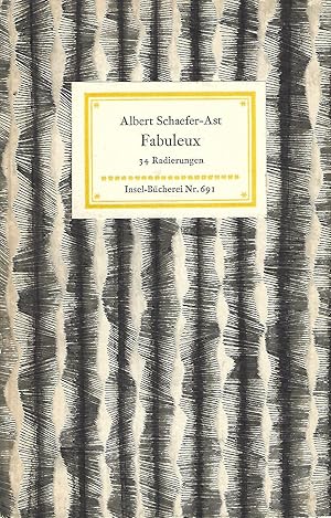 Bild des Verkufers fr Fabuleux. 35 Radierungen. Geleitwort von Anne Gabrich. zum Verkauf von Versandantiquariat Alraune