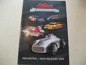 Bild des Verkufers fr The legend in toys. Neuheiten /new releases 2003. zum Verkauf von Ottmar Mller