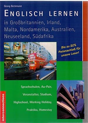 Bild des Verkufers fr Englisch lernen in Gro?britannien und Irland, Malta Nordamerika, Australien, Neuseeland, Afrika zum Verkauf von Antiquariat Hans Wger