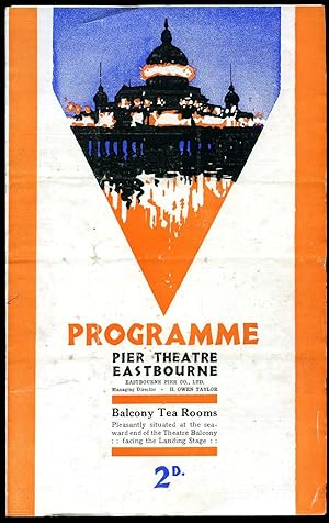 Imagen del vendedor de Tonight at 8.15: Souvenir Theatre Programme Performed at Pier Theatre, Eastbourne a la venta por Little Stour Books PBFA Member