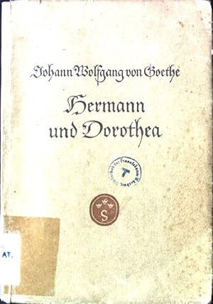 Bild des Verkufers fr Hermann und Dorothea zum Verkauf von books4less (Versandantiquariat Petra Gros GmbH & Co. KG)