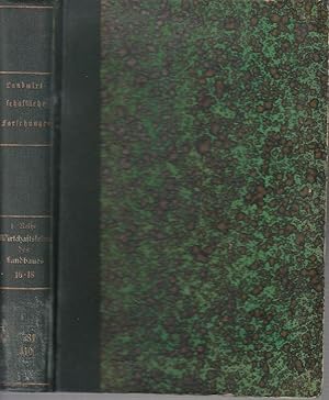 Bild des Verkufers fr Landwirtschaftliche Forschungen. 1. Reihe: Wirtschaftslehre des Landbaues mit den Heften 16-18. 3 Hefte in einem Buch. Inhalt: W. Seedorf- Stellung und Methoden der landwirtschaftlichen Marktlehre ( 4 Textabbildungen) / Walter Waldschmidt- Absatzverhltnisse landwirtschaftlicher Erzeugnisse in Sachsen ( 8 Textabbildungen) / A.U. Moeller- Getreideversorgungs- und Absatzverhltnisse der niederschlesischen Kreise ( 9 Textabbildungen ) / John Voss- Produktions- und Absatzverhltnisse der Kartoffeln in der Rheinprovinz ( 2 Textabbildungen) / Ludwig Lhr- Variabilitt des rechnungsmigen Betriebserfolges der Landgutswirtschaft unter dem Einflu der Abschlutermine (7 Textabbildungen ) / Gnther Schonnopp- Feldberegnung und Betriebsorganisation in der Landwirtschaft (5 Textabbildungen) / Kurt Ritter- Entwicklung des deutschen Viehbestandes seit Anfang des 19. Jahrhunderts ( 52 Textabbildungen) / M. Bruno- Die landwirtschaftliche Person als betriebswissenschaftliches Problem / Kurt Schneider- zum Verkauf von Antiquariat Carl Wegner