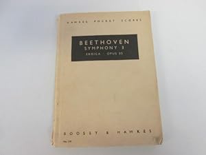 Image du vendeur pour mini pocket score BEETHOVEN, symphony no 3, eroica, Eb major, op 55, Boosey & Hawkes mis en vente par Goldstone Rare Books