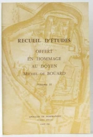 Seller image for Recueil d'tudes offert en hommage au doyen Michel Board volume II for sale by crealivres