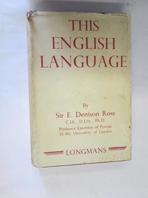 Immagine del venditore per THIS ENGLISH LANGUAGE venduto da Goldstone Rare Books